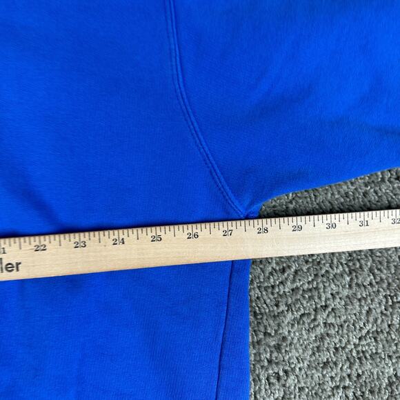 Rainforest Cafe Hoodie Mens 2XL Blue Green Orlando Pullover Sweatshirt - Picture 10 of 12